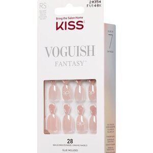 KISS Voguish Fantasy Nails Real Short Length - Midnight City